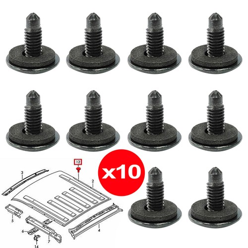 10x abdeckschrauben mit - abdeckschrauben,