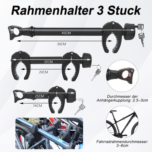 3er set rahmenhalter für - 3er/,